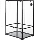 Load image into Gallery viewer, REPTIZOO 67-Gallon glass reptile terrarium with black frame, 24x18x36 inch enclosure.
