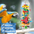 Gallery viewerに画像を読み込む, Premium Wooden Parrot Nibbling Toy For Medium And Large Birds Natural Durable Chew Stick by Sell My Stuff
