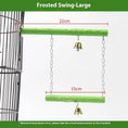 Bild in Galerie-Betrachter laden, Parrot V 11 Solid Wood Pole Swing Grinding Claw Toy Bird Stand Rod Perches Small Medium Large Various Sizes Colors by Sell My Stuff
