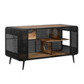 Load image into Gallery viewer, Modern Spacious Cat House Black + Brown by HouseOfZazla

