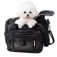 Load image into Gallery viewer, Mr. Peanut's Gold Series Mini Expandable V3.0 Pet Carrier, black expandable air-travel carrier

