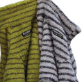Load image into Gallery viewer, Soft and Warm Stripe Dog Sweater, SOCKPET, gray and olive striped, plush knit, 2 sweaters

