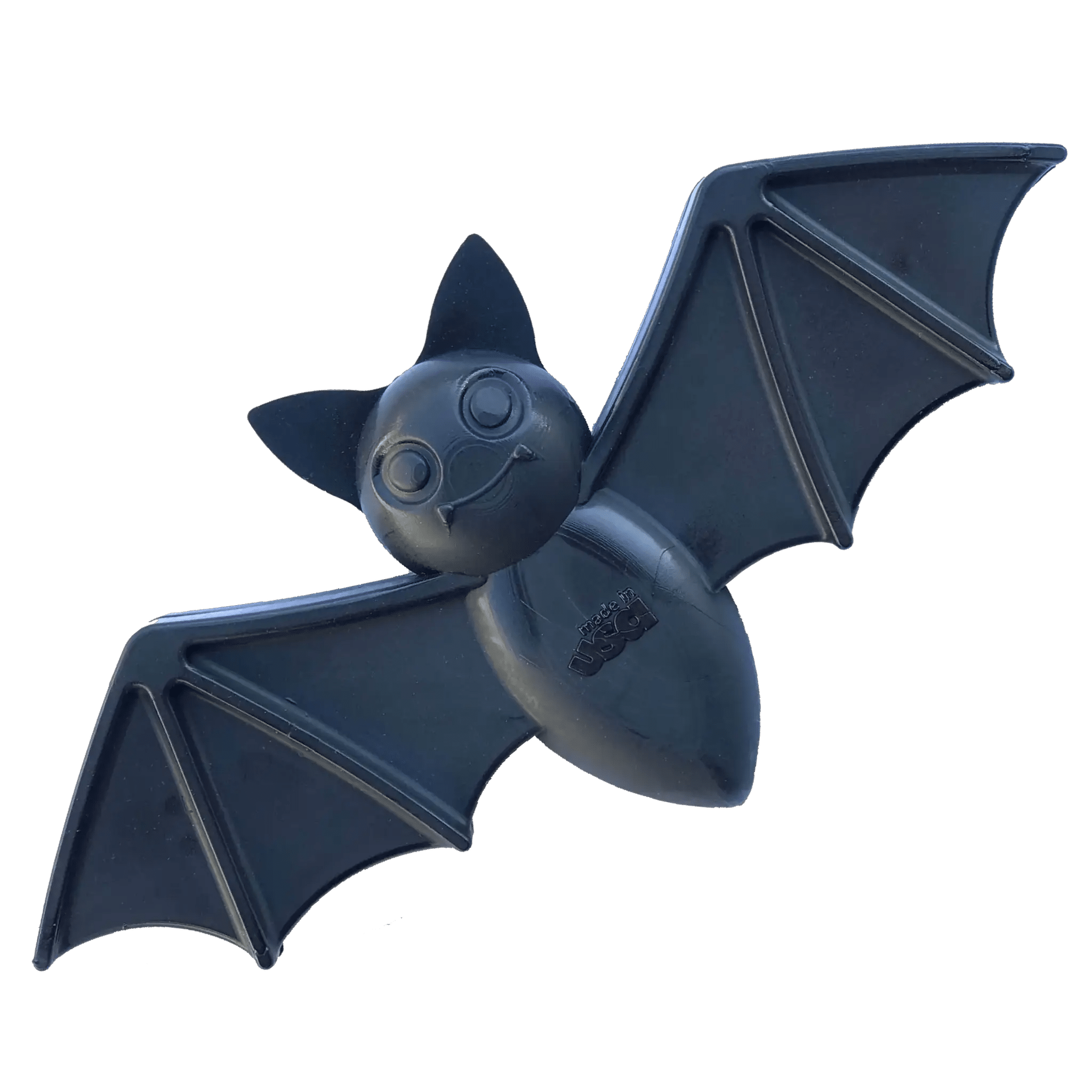 SodaPup Vampire Bat nylon dog chew toy in navy for aggressive chewers