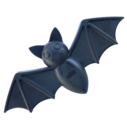 SodaPup Vampire Bat nylon dog chew toy in navy for aggressive chewers