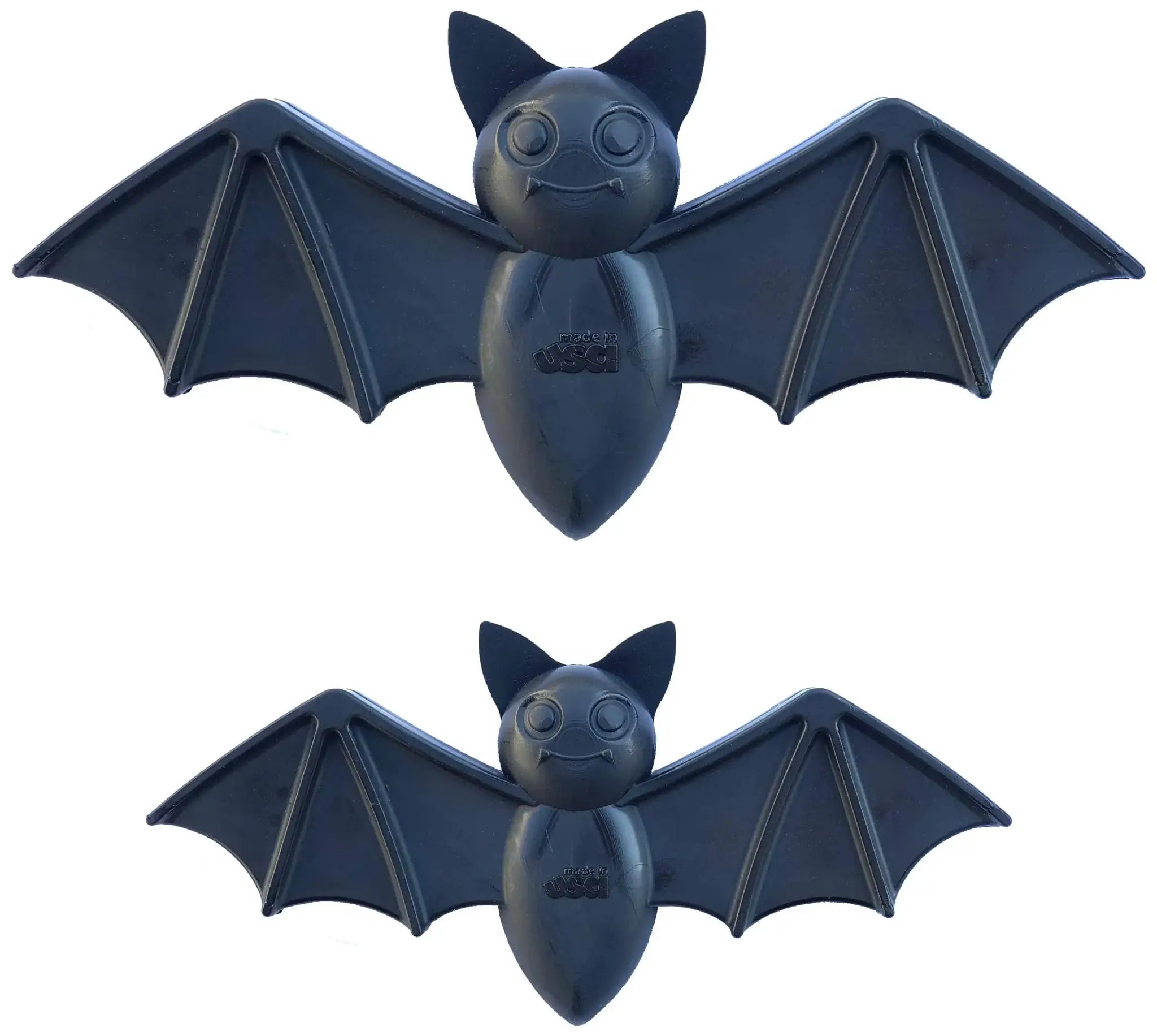Vampire Bat nylon dog chew toy by SodaPup, FDA compliant, dark navy, set of 3