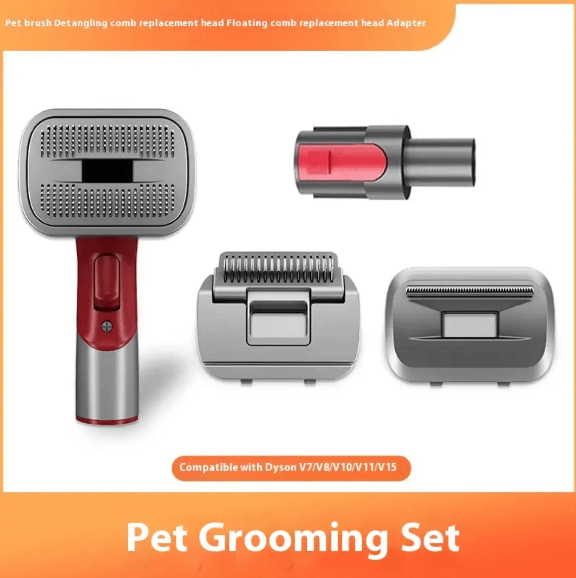 Premium Full Series Pet Shaver Comb With Integrated Hair Suction Head For Dogs And Cats by For Animals, With Love