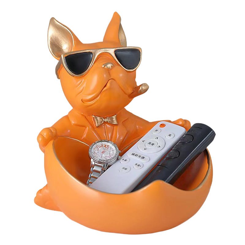 French Bulldog Catchall Bowl &amp; Tray Statue – photo 8
