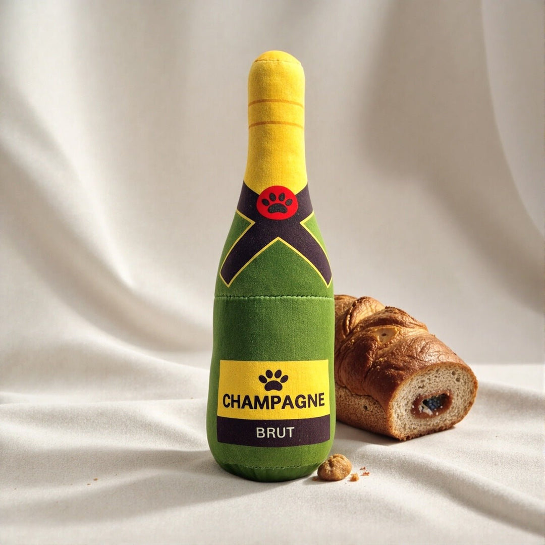 Wine Bottle Plush Squeaky Dog Toy – photo 10
