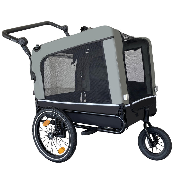 Foldable Dog Bike Trailer &amp; Stroller – photo 10