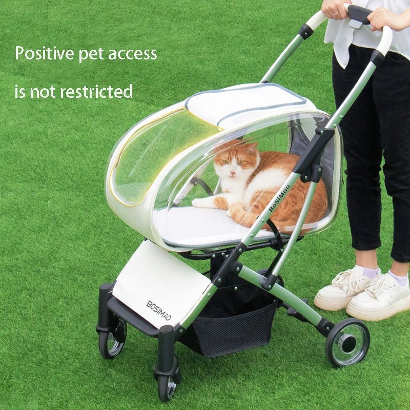 BOSIMAO Foldable Pet Stroller with Detachable Carrier – photo 6