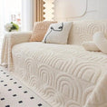 Load image into Gallery viewer, Luxurious Four Seasons Jacquard Slipcover for couch, cream, waterproof topspet
