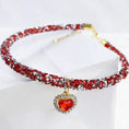 Bild in Galerie-Betrachter laden, Cat Collar Heart Jewel Pendant Party Reflex Rhinestone Necklace by My Store
