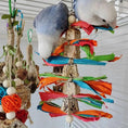 Charger l'image dans la visionneuse de la galerie, Yangtao Natural Parrot Chew Toys Bird Cage Stand Rod Accessories Vine Ball Corn Core Durable Wood Material Set by Sell My Stuff
