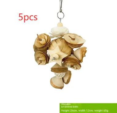 Parrot Natural Grass Ball Chewing Toy Reduces Stress And Boredom by Sell My Stuff