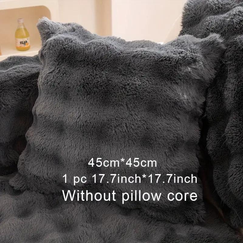 Molly Mutt Couch Cover in grey plush fabric; soft, non-slip sofa protector.