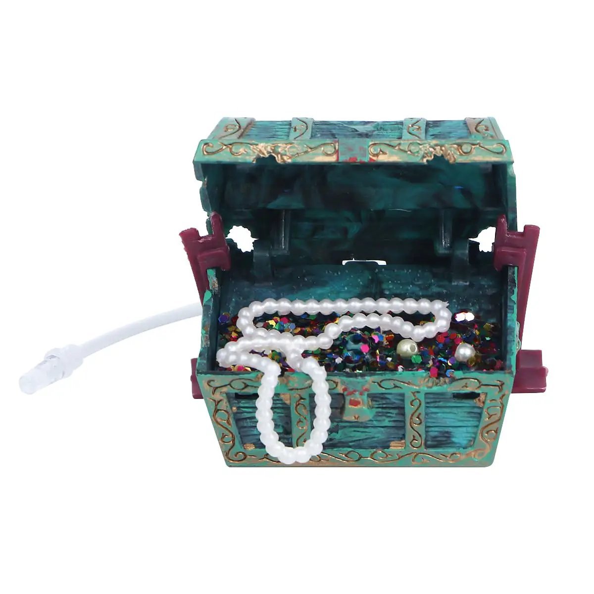 Housoutil Treasure for Aquarium Decorative Treasure Jewelry Box for Fish Aquarium Artificial Aquarium Decorations for Home Fish Tank Arts Crafts - from For Animals, With Love