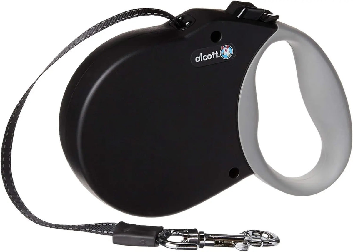 Alcott Adventure Retractable Belt Leash With Reflective Stitching by The Family Pet