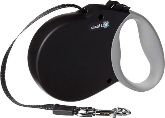 Alcott Adventure Retractable Belt Leash With Reflective Stitching by The Family Pet