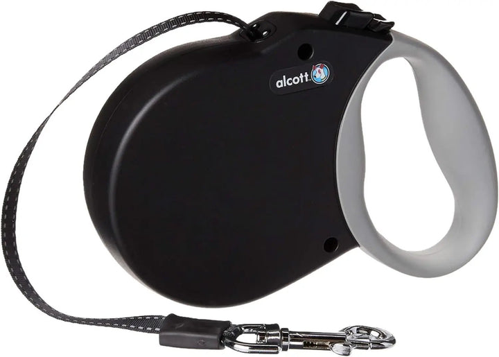 Alcott Adventure Retractable Belt Leash With Reflective Stitching by The Family Pet