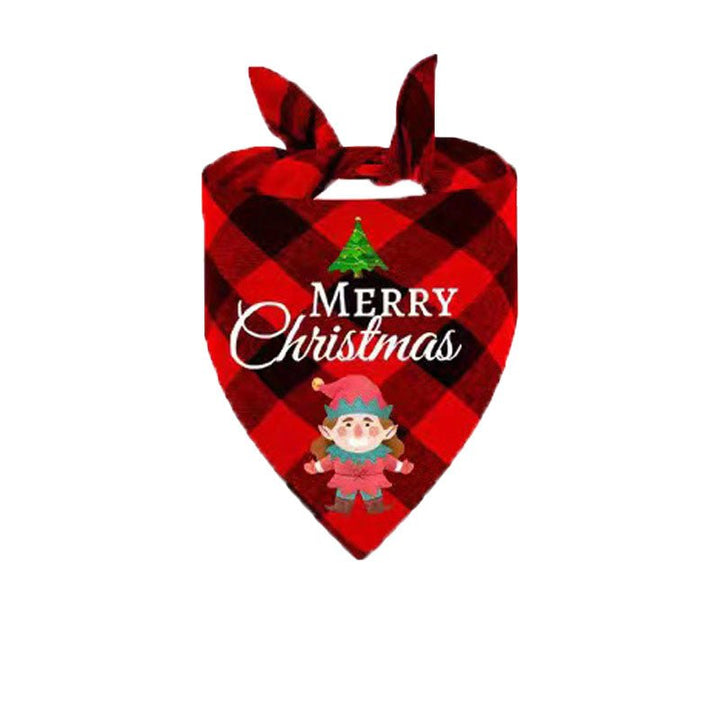 Christmas Plaid Dog &amp; Cat Bandana – photo 4