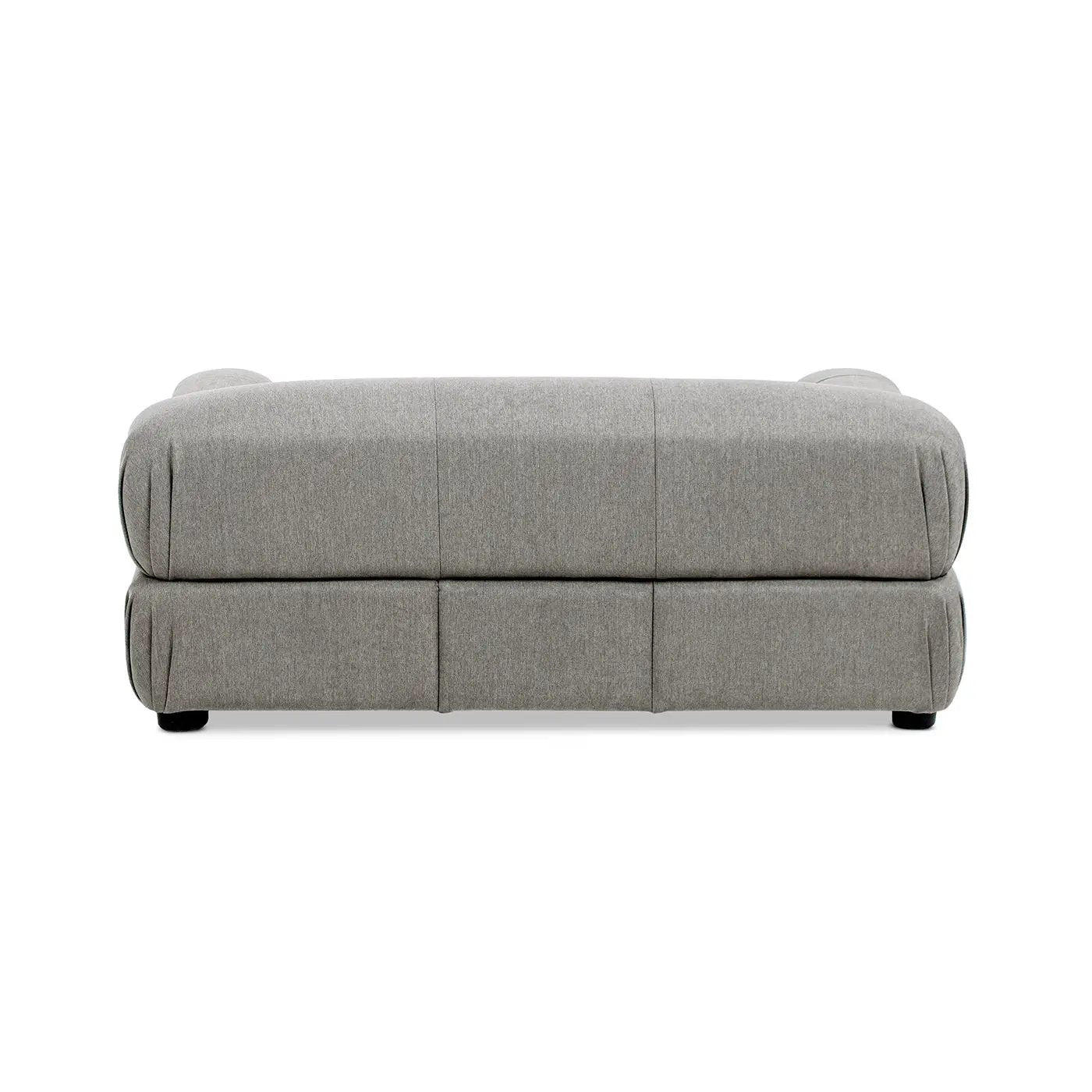 Marcel Upholstered Modern Pet Bed, Small to Medium Dog or Cat Uptown Gray Performance Velvet by HouseOfZazla