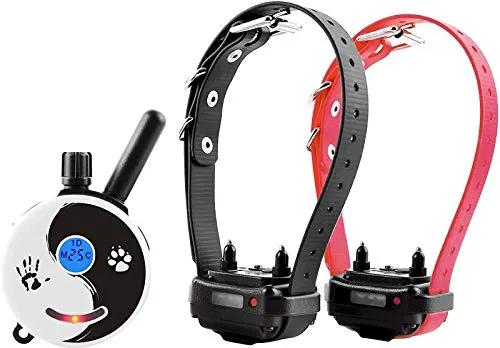 Mini Educator E-Collar ET-300 / ET-302 Dog Training Collar System with Remote - 1/2 Mile Range - WaterProof Vibration Tapping Sensation - includes eOutletDeals Pet Towel (2 Dog System - ET-302 ZEN) - from For Animals, With Love