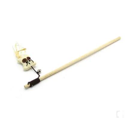 WoodCraft Interactive Cat Stick Toy Premium Solid Wood Handmade Hemp by Sell My Stuff