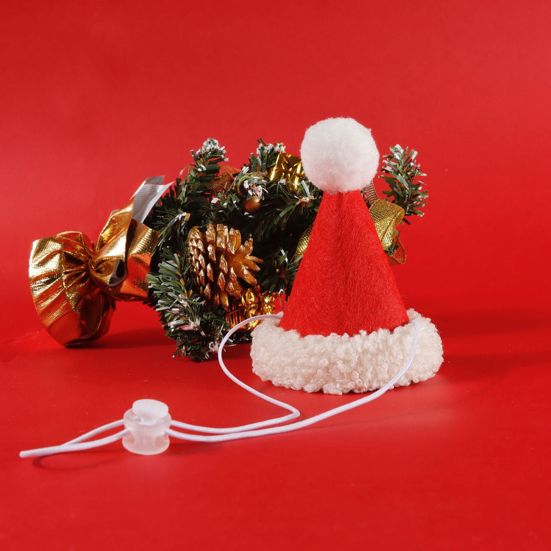 Christmas Pet Santa Hat or Bib – photo 3