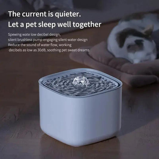 Large Capacity 3L Automatic Pet Water Fountain With USB Filtration by V.I.P Digital Presence