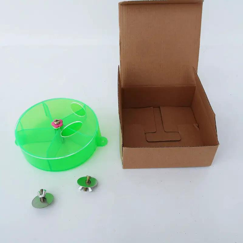 Parrot Supplies Premium Acrylic Foraging Wind Wheel Toy Green 25cm by Sell My Stuff