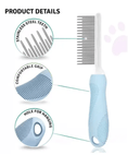 Gallery viewerに画像を読み込む, Clean Comb Pet Grooming Needle Comb Detangles Fur by For Animals, With Love
