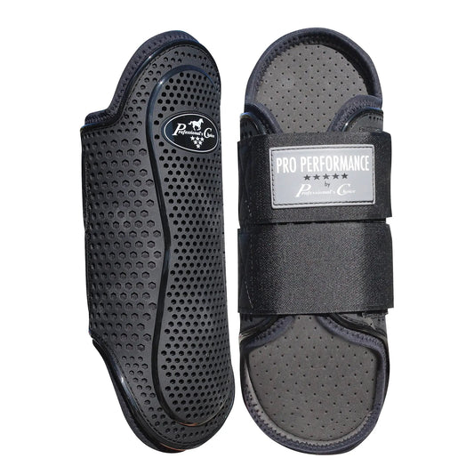 Professionals Choice Pro Performance Hybrid Splint Boot | Durable Pro Mesh Outer Layer | Integrated Strike Area | Exercise or Turnout | Waterproof | Front or Hind Legs | Black Medium - from For Animals, With Love