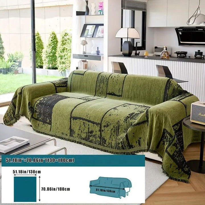 Luxury Pet Cover for Leather Sofa by topspet, green, non-slip, machine washable