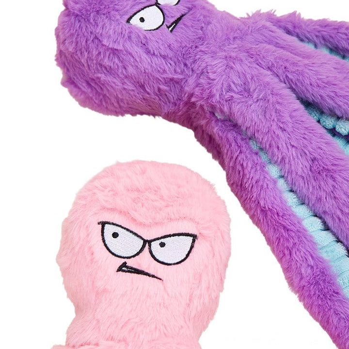 Plush Octopus Squeaky Dog Toy – photo 7