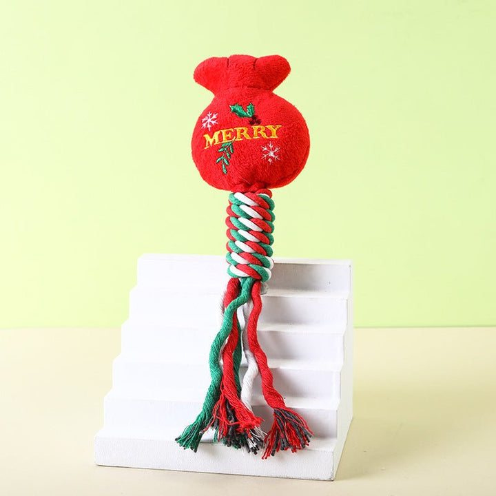 Christmas Rope Plush Dog Toys – photo 11