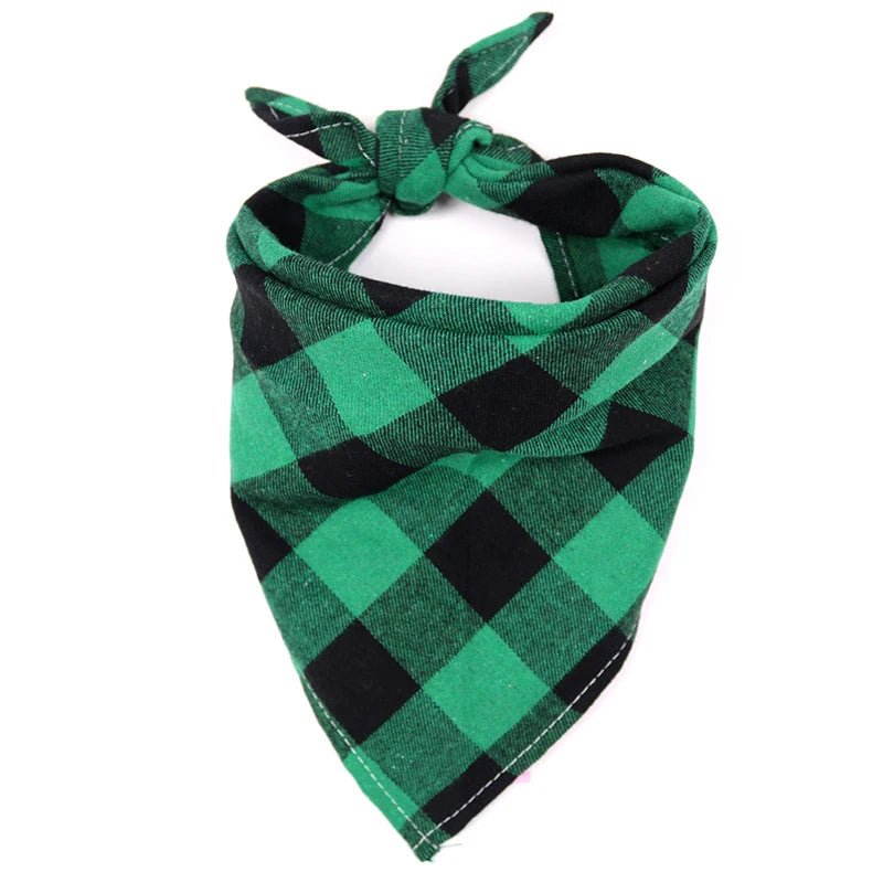 Buffalo Plaid Cotton Dog Bandana – photo 5