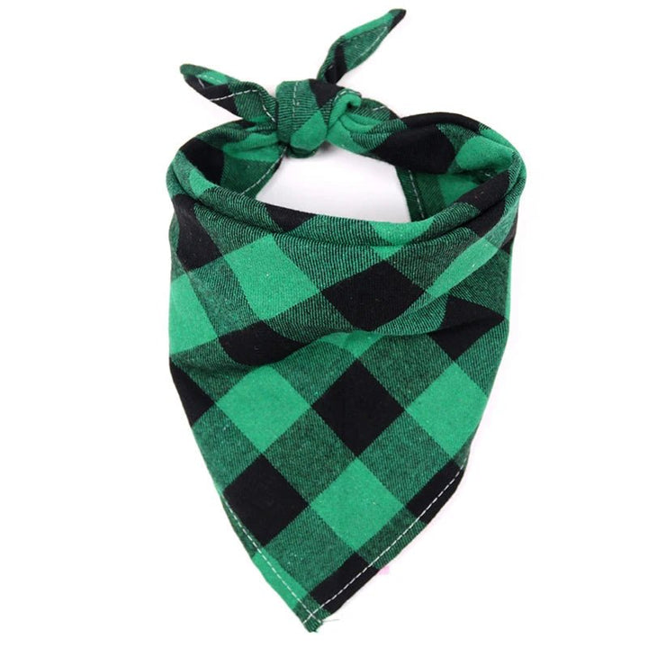 Buffalo Plaid Cotton Dog Bandana – photo 5