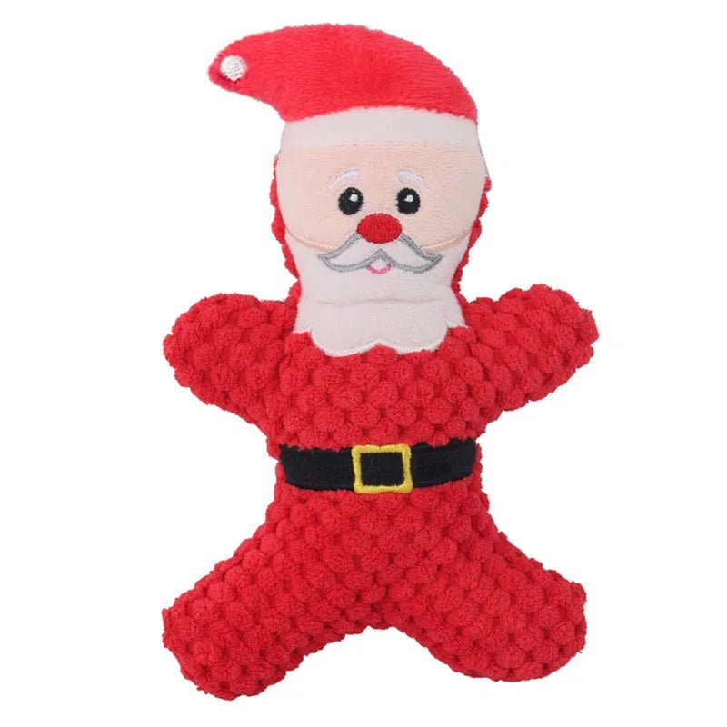 Christmas Plush Dog Toys – Santa, Reindeer, Gingerbread &amp; Donut – photo 10