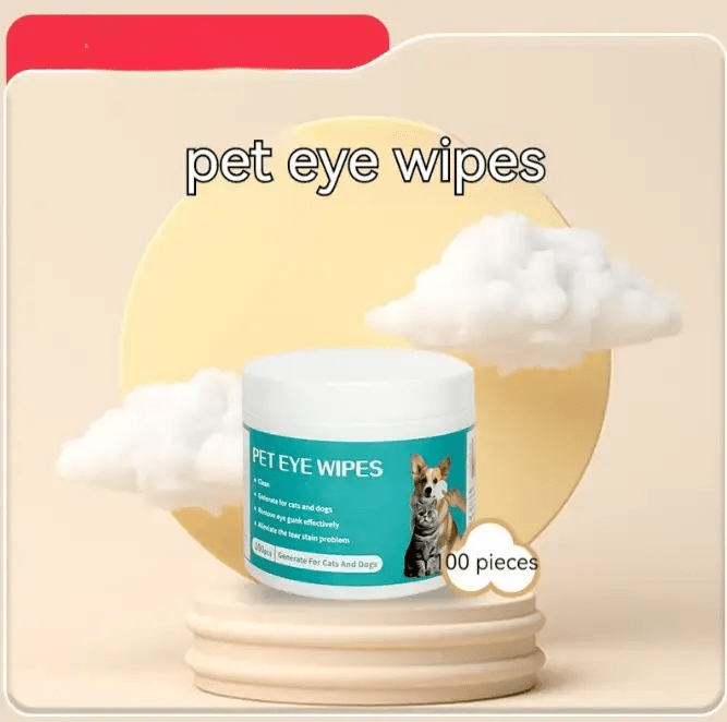 Premium Pet Cleaning Gloves And Safe Hygiene Wipes Kit For Dogs Cats by For Animals, With Love