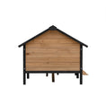 Cargar la imagen en la vista de la galería, Outdoor Large Wooden Cabin House Style Dog Kennel with Porch by HouseOfZazla
