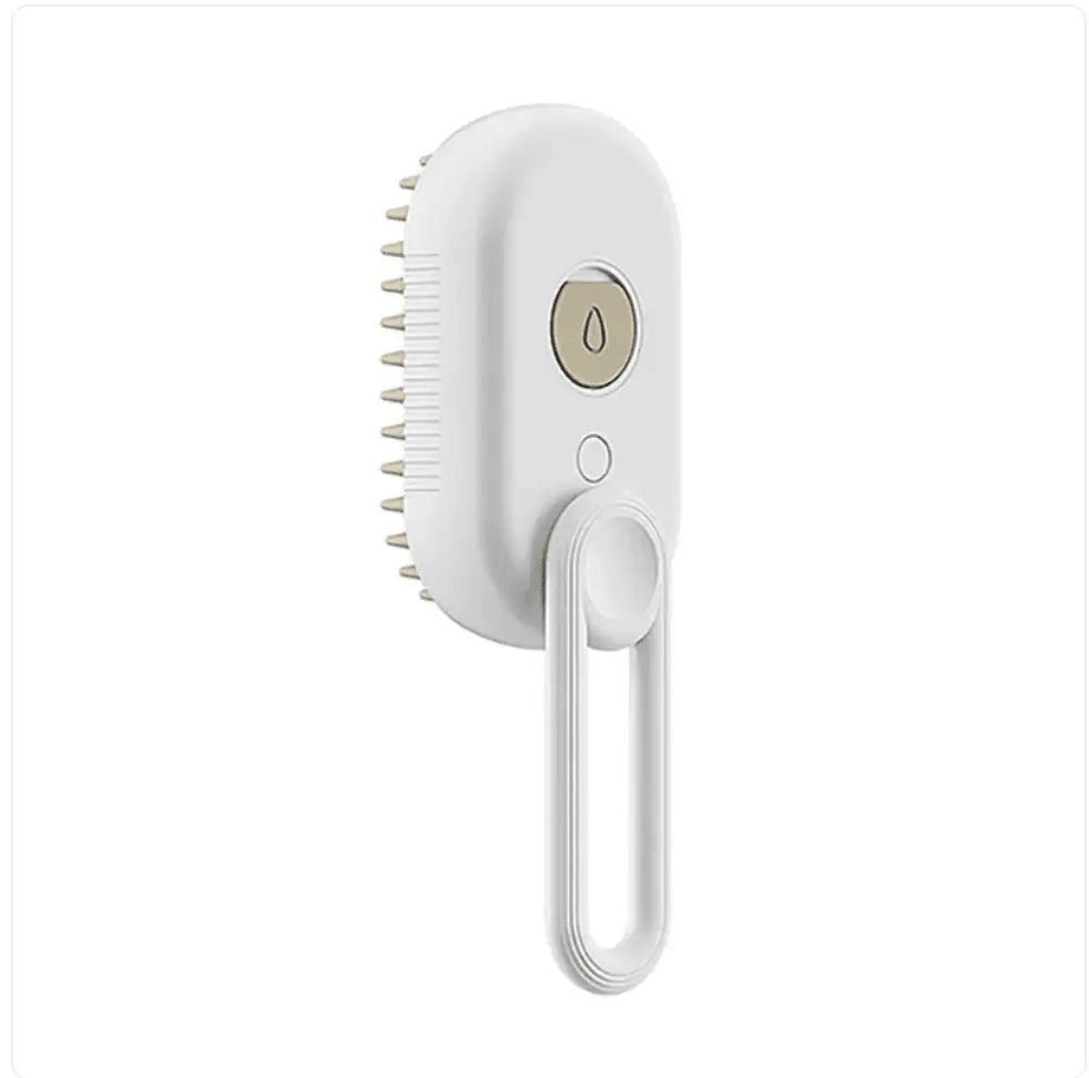 PurePet 3-in-1 Electric Pet Brush De-Shedding Self-Cleaning Black by For Animals, With Love