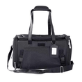 Load image into Gallery viewer, Mr. Peanut's Gold Series Expandable V3.0 Pet Carrier, black fabric with dual top handles and shoulder strap

