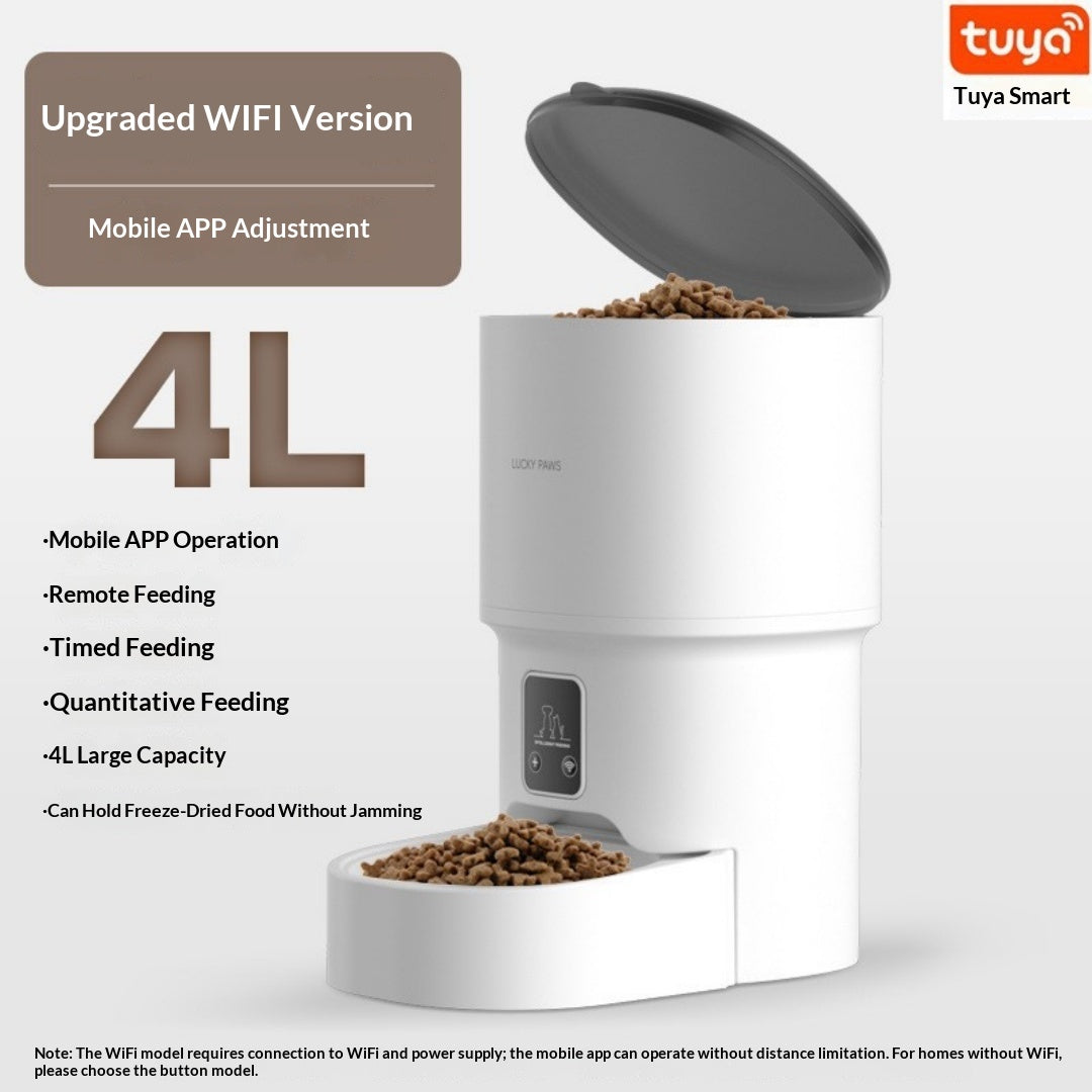 Four-liter Tuya Smart Wi-Fi feeder option