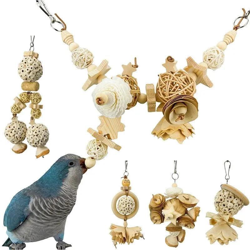 Parrot Natural Grass Ball Chewing Toy Reduces Stress And Boredom by Sell My Stuff