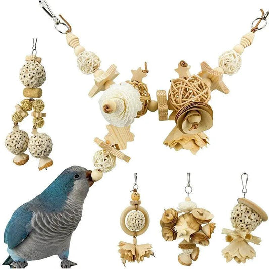 Parrot Natural Grass Ball Chewing Toy Reduces Stress And Boredom by Sell My Stuff