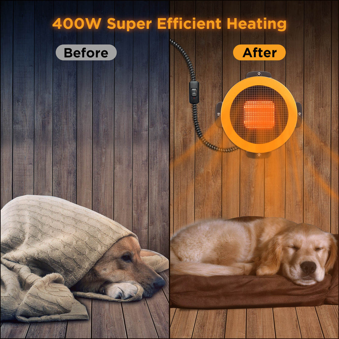 TURBRO Neighborhood DH400A Dog House Heater – 400W