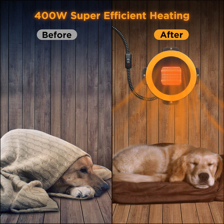 TURBRO Neighborhood DH400A Dog House Heater – 400W