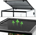 Load image into Gallery viewer, REPTIZOO 90 Gallon Glass Terrarium with Front-Opening Door and Top Screen Ventilation

