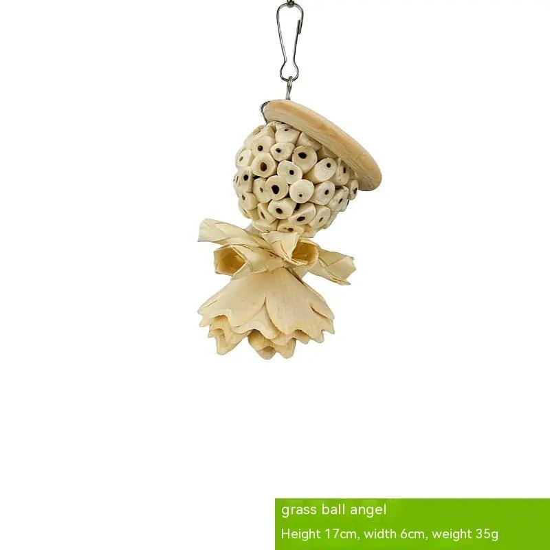 Parrot Natural Grass Ball Chewing Toy Reduces Stress And Boredom by Sell My Stuff