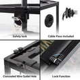 Load image into Gallery viewer, REPTIZOO 67 Gallon Glass Reptile Terrarium with safety lock, cable pass, concealed wire outlet hole, and lock function.
